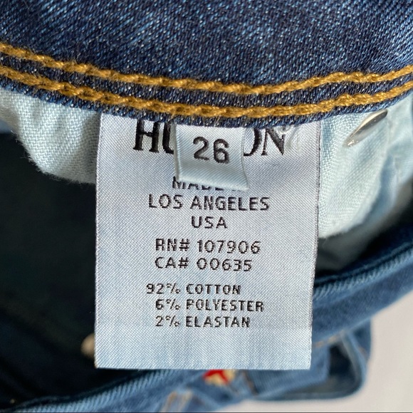 Hudson Ginny Crop Straight Cuff SZ 26 - Picture 8 of 10